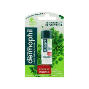 DERMOPHIL STICK REPARATEUR PROTECTEUR FORMULE INDIENNE 100% NATURAL LIPSTICK 4g