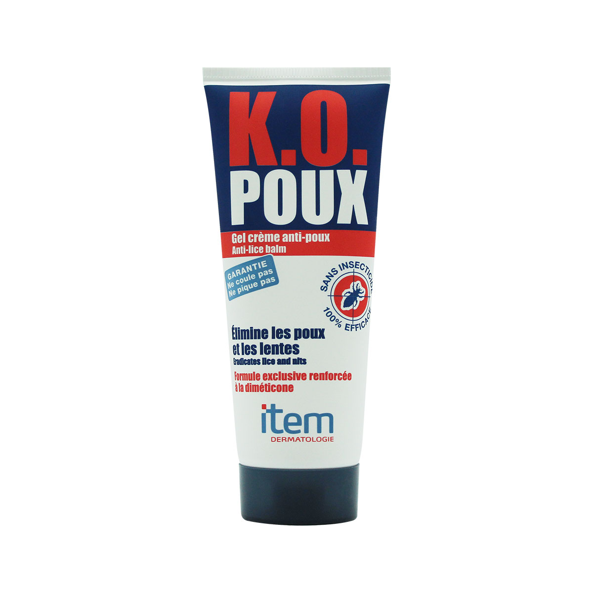 ITEM K.O. POUX GEL CRÈME ANTI-POUX 100ml